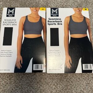 Member's Mark Gray Seamless Racerback Sports Bra
